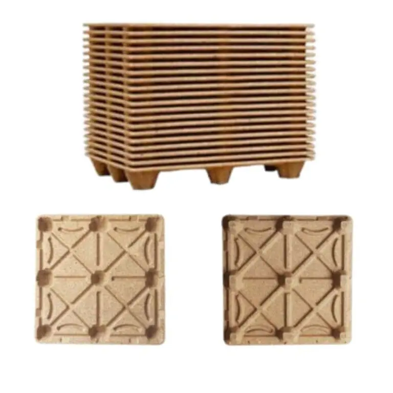 AXCP1100 Eco Friendly Compressed Wood Pallets Main Close Up