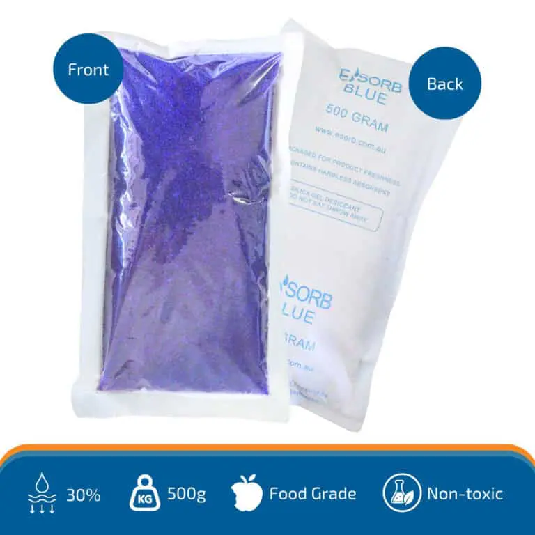 Indicating Silica Gel Pouch (500g) Blue 1 Indicating Silica Gel Pouch (500g) Blue
