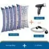 Dunnage bags (90cm x 120cm) + Inflator Bundle
