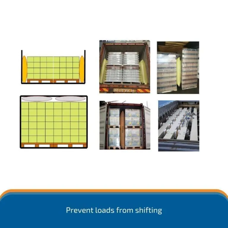 Dunnage bags (90cm x 210cm) + Inflator Bundle 9 EXP210 Dunnage bags 90cm x 210cm Inflator 2 1
