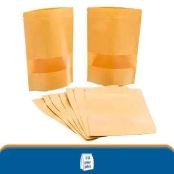 2.5L Kraft pouch quantity image for bulk food packaging and storage protection