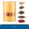 Kraft pouches typical uses image with herbs and food packaging examples