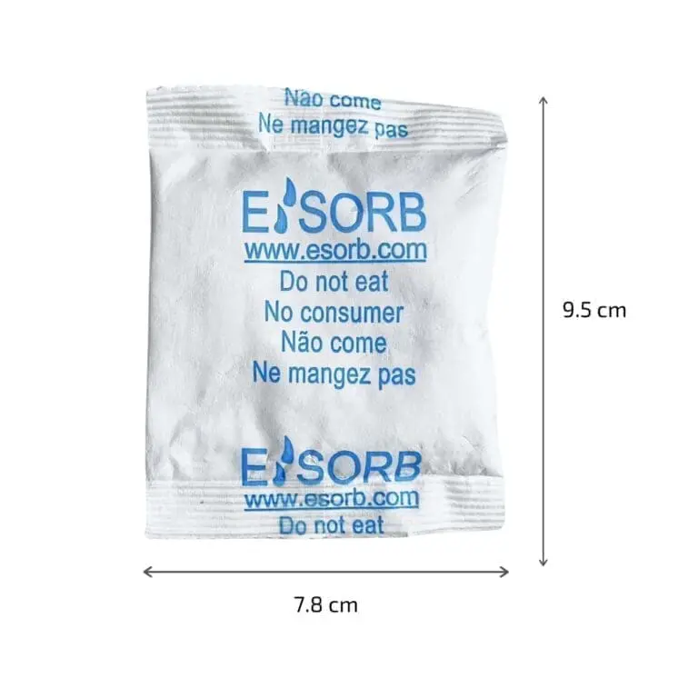 Clay Desiccant MT-1Unit (33g)Tyvek 2 MT 1Unit Clay Desiccant 1 Unit Dimensions 1
