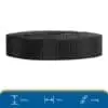 25mm Polyprop Webbing (50m)