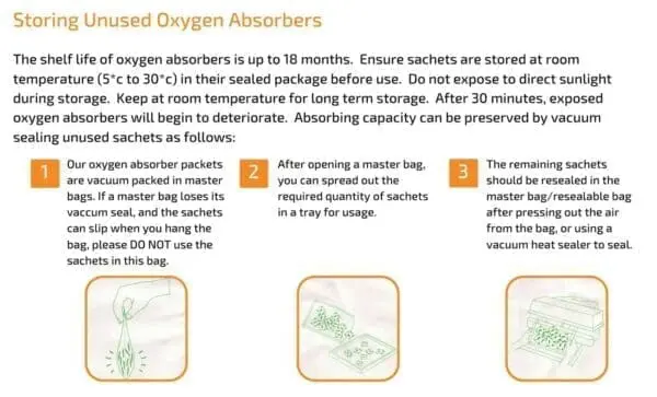 300cc Oxygen Absorber 23 OA Oxygen Absorber Storing e1741740801182