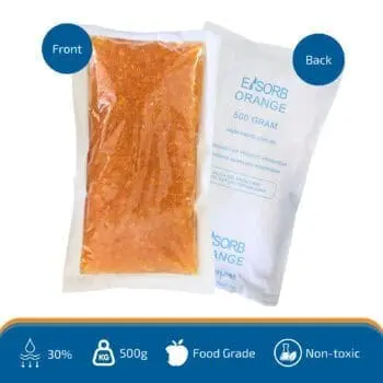 Indicating Silica Gel Pouch (500g) Orange