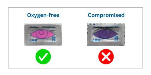 Your Oxygen Absorber questions answered 1 Oxygen-free & compromised absorber indicator