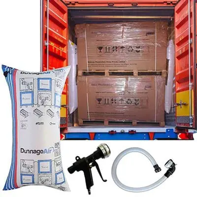 Dunnage bags for cargo stabilization
