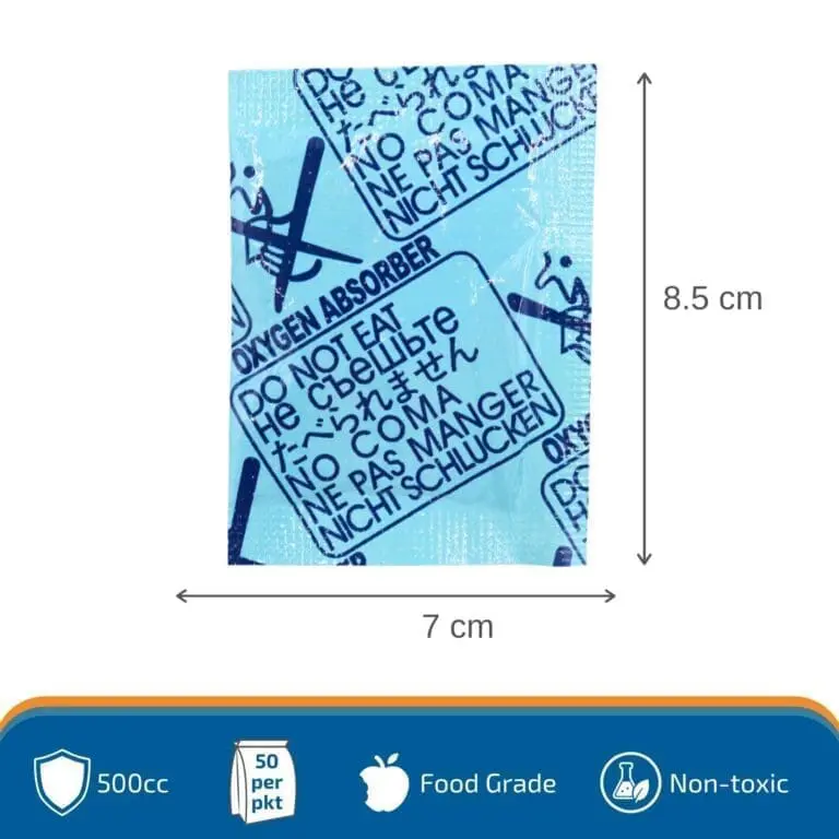 Mylar Bag 30*40cm + 500cc Oxygen Absorber 5 500cc oxygen absorber with Mylar bag bundle product details for food storage protection