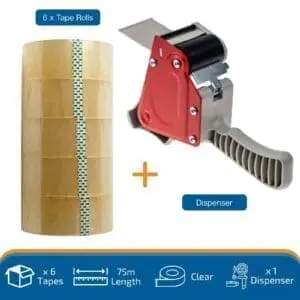48mm Tape dispenser + 6 Packaging Tapes
