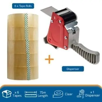 48mm Tape dispenser + 6 Packaging Tapes