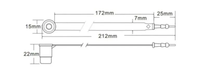 Fixed Length Double Locking Plastic Seal 6 SQFL1 Fixed Length Double Locking Plastic Seal description image