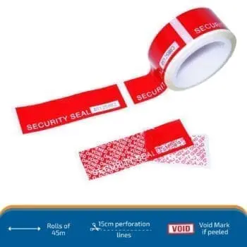 Security Tape | Numbered | Total Transfer | 48mm x 45m