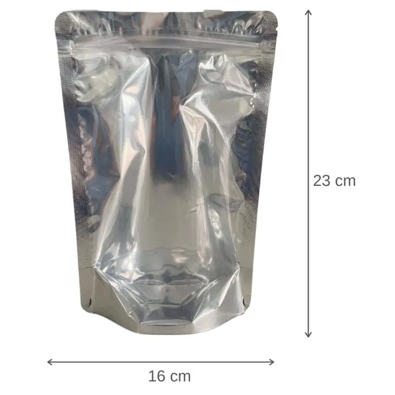 Stand Up Pouch 16*23cm (50 pcs) 2 SUP 16 23 50 Stand Up Pouch Dimensions 1