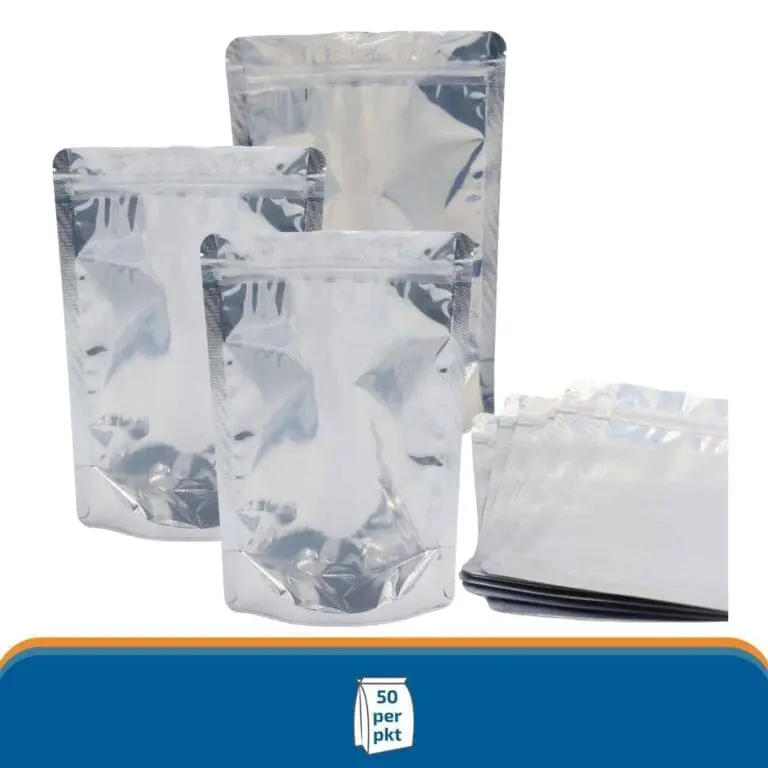 Stand Up Pouch 16*23cm (50 pcs) 3 Stand-up pouch quantity image for bulk food packaging and storage preservation
