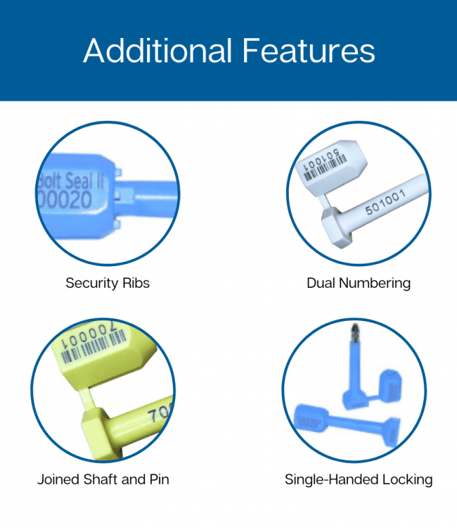 Container Bolt Seal Features