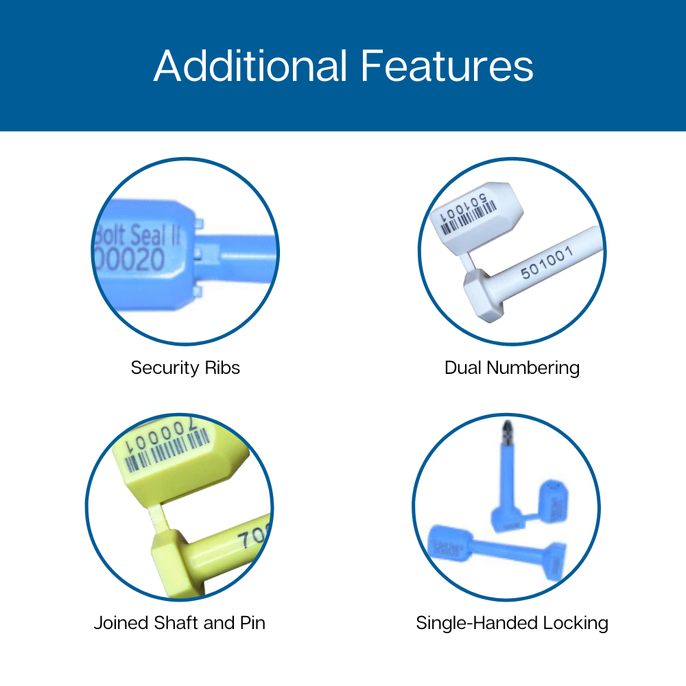 Container Bolt Seal Features