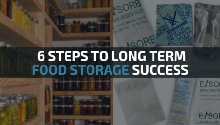 Storing food long term successfully