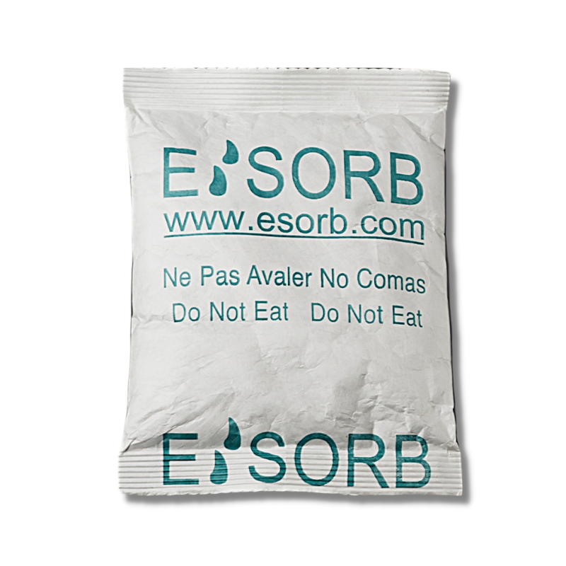 The 100g Silica Gel adsorbs up to 30% of its weight.