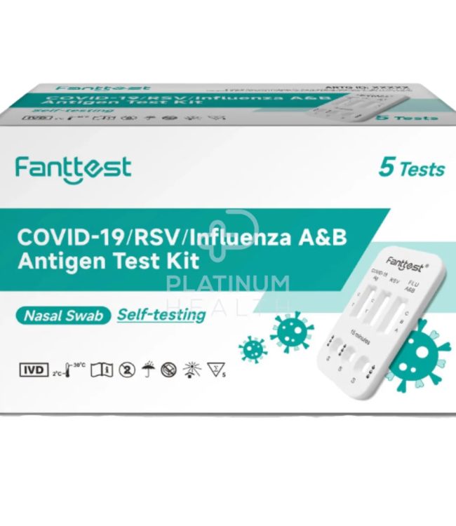 Fanttest Covid-19 / RSV / Influenza A&B Antigen Test Kit