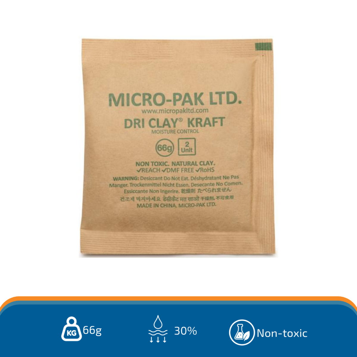 66g Biodegradable Clay Desiccant 1 BDC 66g BioClay Main.1 1 scaled