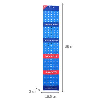 Dry Pole 1kg container desiccant strip for shipping container moisture protection with dimensions