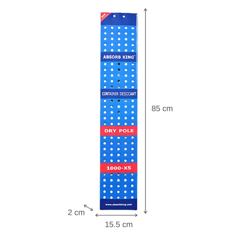 Dry Pole 1kg container desiccant strip for shipping container moisture protection with dimensions