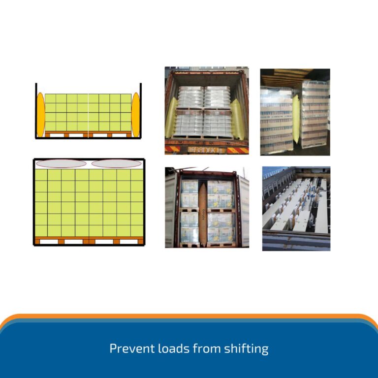 Dunnage bags (90cm x 120cm) + Inflator Bundle 9 EXP120 Dunnage bags 90cm x 120cm Inflator 2 1