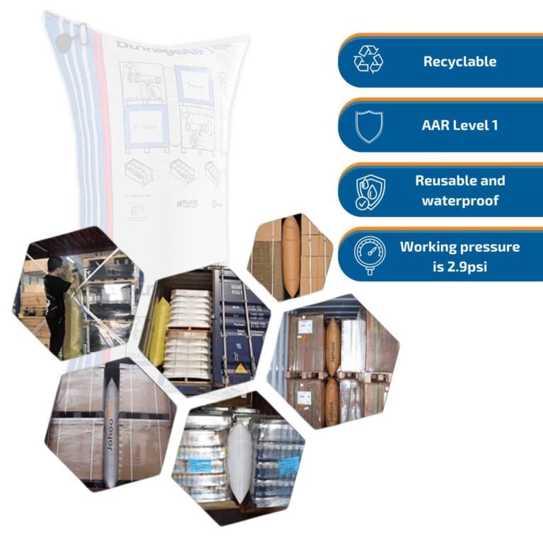EXP210 Dunnage bags 90cm x 210cm Inflator Features 1