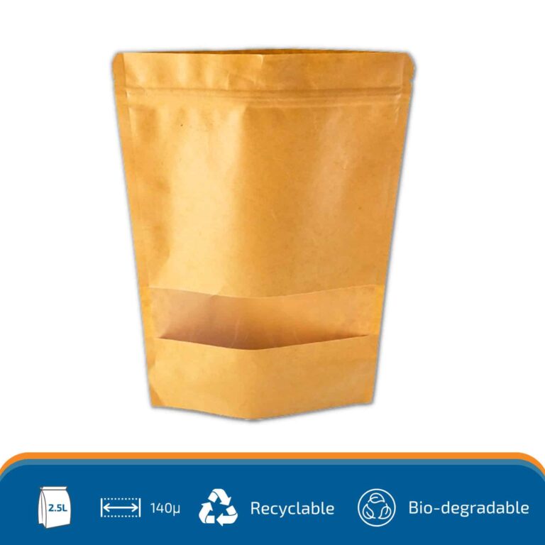 2.5L Kraft Paper Pouch 20*30 cm 1 2.5L Kraft pouch main product image for food storage and long-term preservation