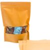 Kraft pouch with 100cc oxygen absorber bundle in use for long-term food storage