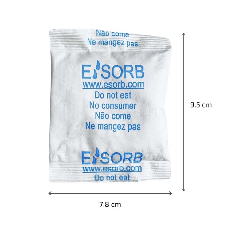 Clay Desiccant MT-1Unit (33g)Tyvek 2 MT 1Unit Clay Desiccant 1 Unit Dimensions 1