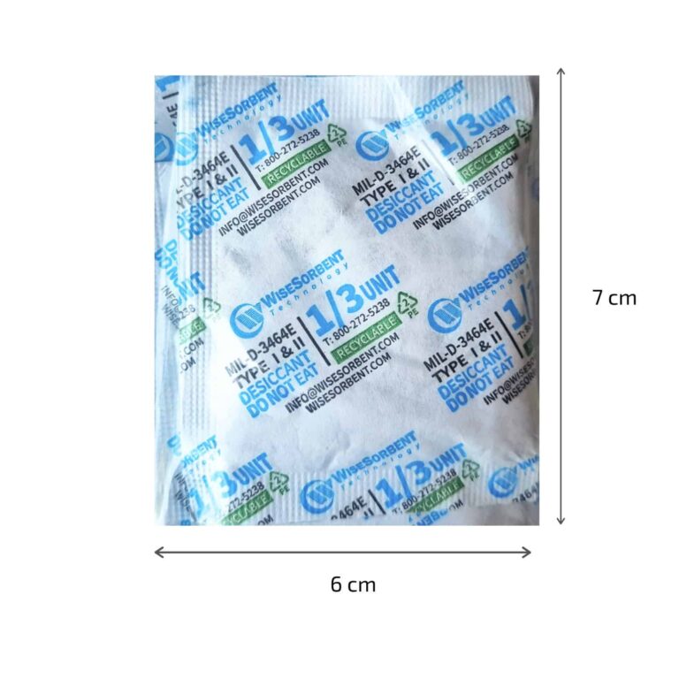 Clay Desiccant MT-1/3Unit (11g) Tyvek 2 MT 1 3Unit Clay Desiccant 1 3 Unit Dimensions 1