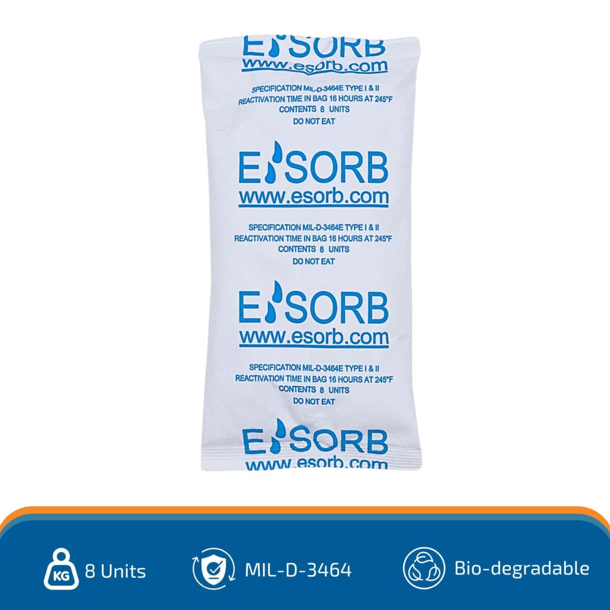Clay Desiccant MT-8Unit (264g) Tyvek