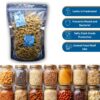 100cc oxygen absorber in use with dried food packaging for extended shelf life