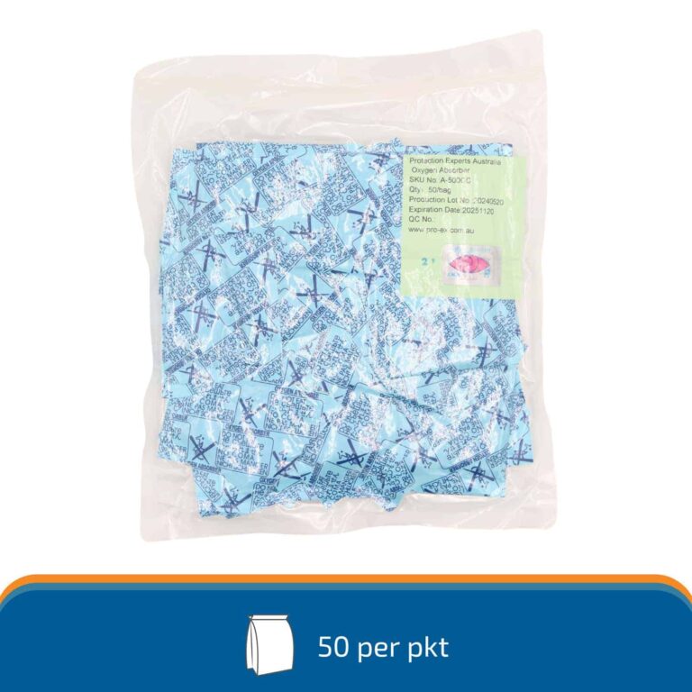 500cc Oxygen Absorber 3 500cc oxygen absorber packets in quantity pack for long-term food storage and preservation