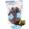 Stand-up pouch bundle with oxygen absorbers in use for dried food storage and preservation