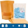 Kraft pouch bundle with 100cc oxygen absorbers for packaging and shelf life extension