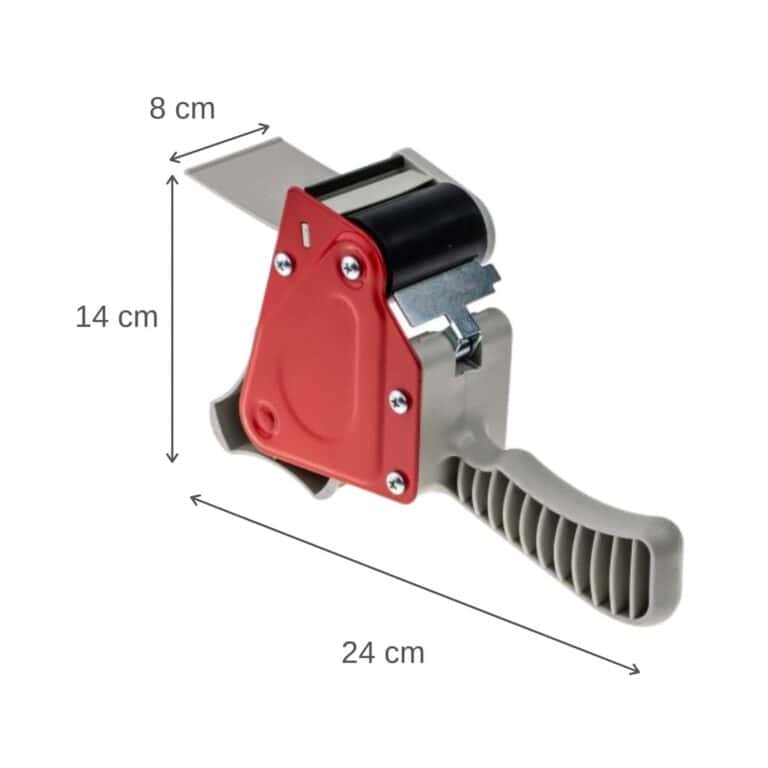 48mm Tape dispenser + 6 Packaging Tapes 2 REM02 48mm Tape dispenser 6 Packaging Tapes Dimensions 1