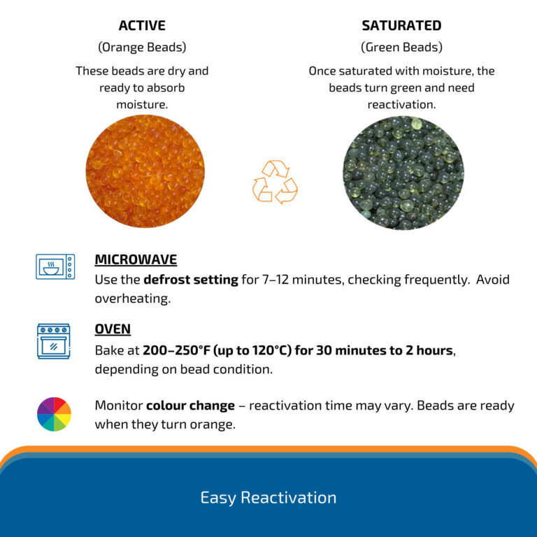 SD Indicating Silica Gel Reactivation Orange 2