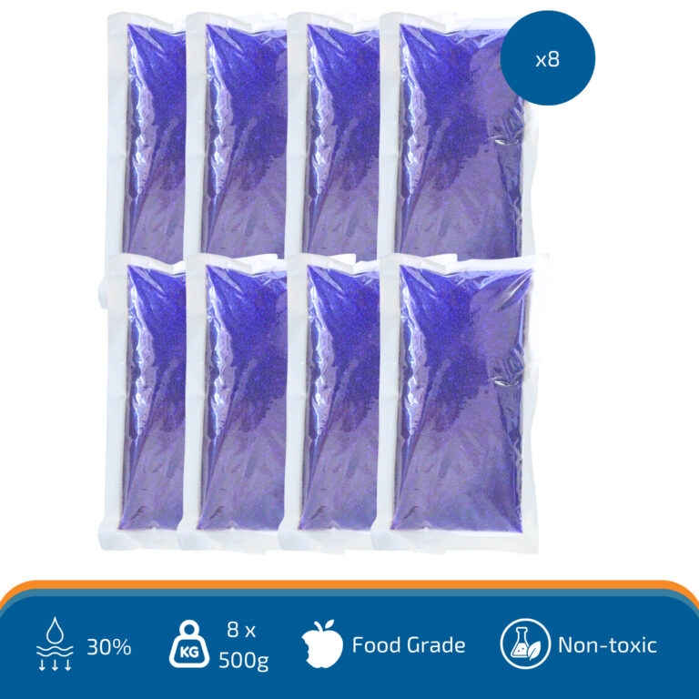 Indicating Silica Gel Pouch (500g) Blue 3 SDR 1.2kg Indicating Silica Gel Blue 2