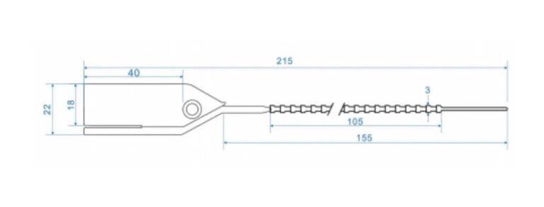 SISLD215 Light Duty 215 Indicative Security Seal description image