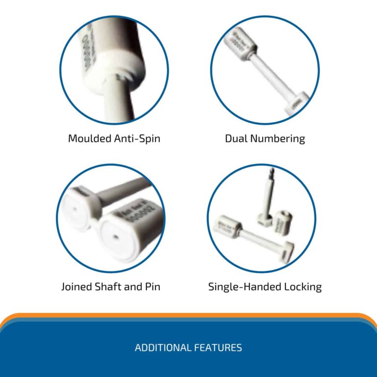 Mini Container Bolt Seal VI 15 SQBSIV Mini Container Bolt Seal VI Features