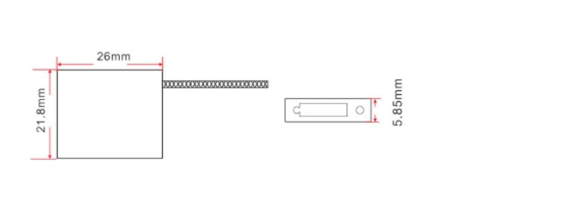 Cable Wire Seal 1.5mm with 30cm wire - 1 Carton (500 pcs) 6 Diagram of the Cable Wire Seal 1.5.