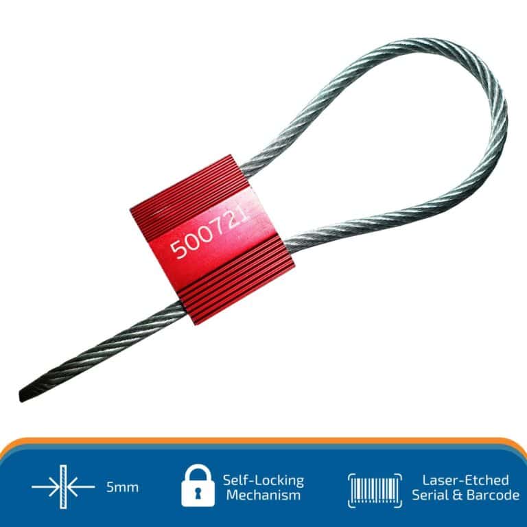 Cable Wire Seal 5mm with 30cm wire 7 SQCW50 Cable Wire Seal 5.0Main