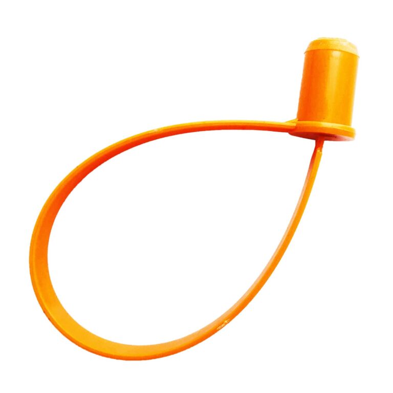 Fixed Length Double Locking Plastic Seal 3 SQFL1 Fixed Length Double Locking Plastic Seal Close Up 2