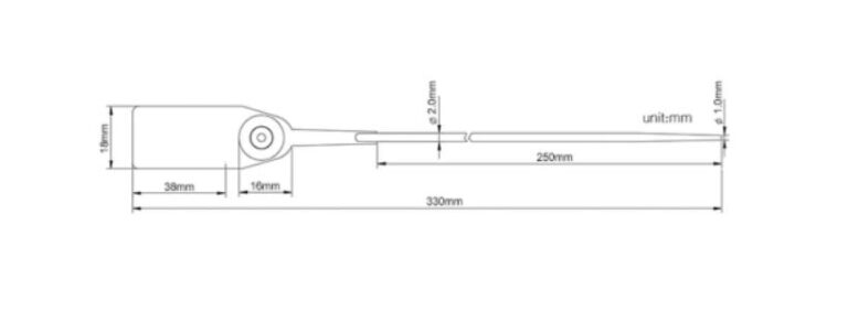 Medium Duty 250 Indicative Security Seal 9 SQMD25 Medium Duty 250 Indicative Security Seal description image