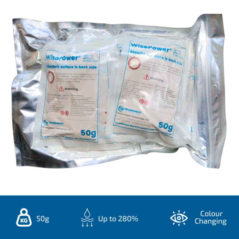 50g High Absorption Indicating Gel Pouch 5 WG 50g Info